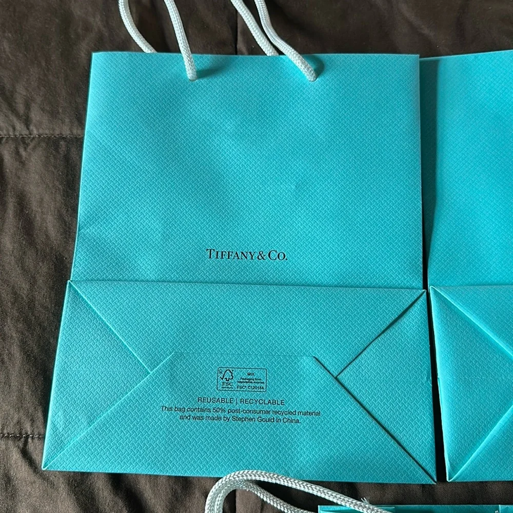 Assorted Tiffany & Co. Gift Bags